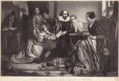 Shakespeare ailesiyle birlikte Stratford on Avon
