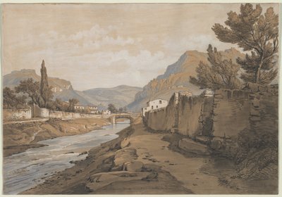 Dardenne Vadisi'nin Sonundaki Neuve Nehri by Edouard Jean Marie Hostein