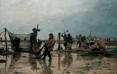 Ağların Bağlanması, 1885 by Edouard Joseph Dantan