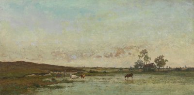"Kempen" de Fen (tuval üzerine yağlıboya) by Edouard Jules Joseph Huberti