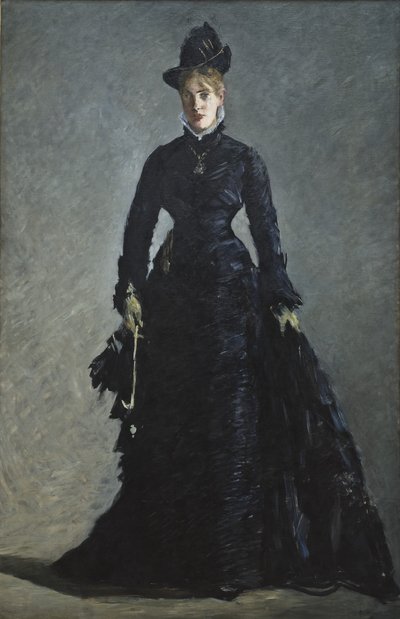 Parisli Bir Leydi (tuval üzerine yağlı boya) by Édouard Manet
