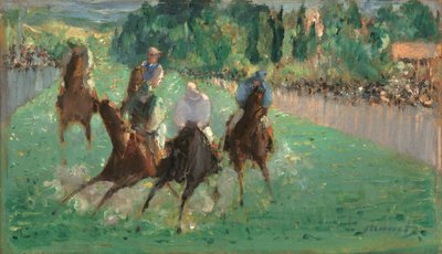 Yarışlarda by Édouard Manet