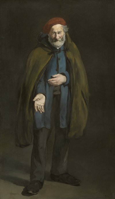 Duffel Paltolu Dilenci by Édouard Manet