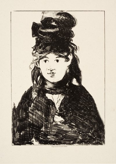Berthe Morisot, c.1872 by Édouard Manet