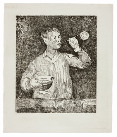 Çocuk Üfleme Sabun Köpüğü by Édouard Manet