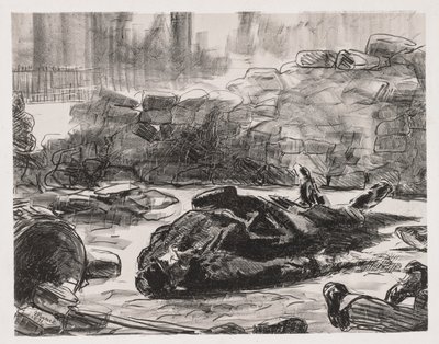 İç Savaş (Paris Komünü Sahnesi) by Édouard Manet