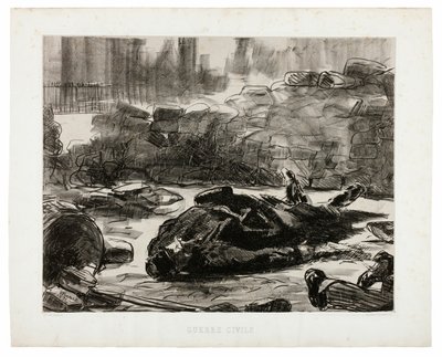 İç savaş by Édouard Manet