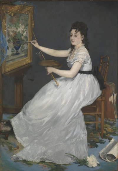 Eva Gonzales, 1870 by Édouard Manet