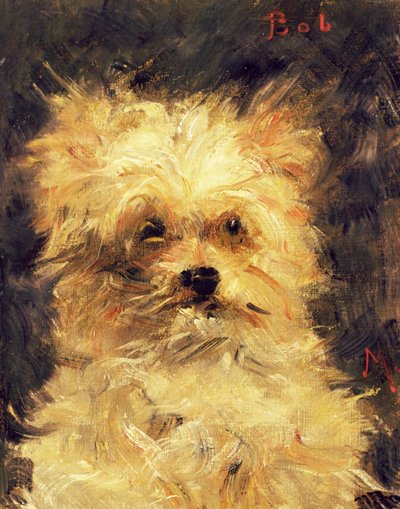 Bir Köpeğin Başı - Bob, 1876 by Édouard Manet