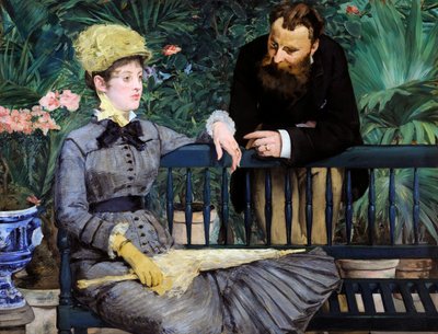 Kış Bahçesinde, 1879 by Édouard Manet