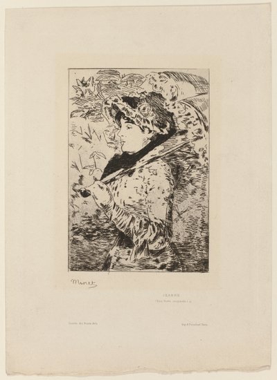 Jeanne (Bahar) by Édouard Manet