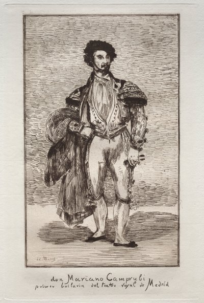 Dansçı (Don Mariano Camprubi) by Édouard Manet