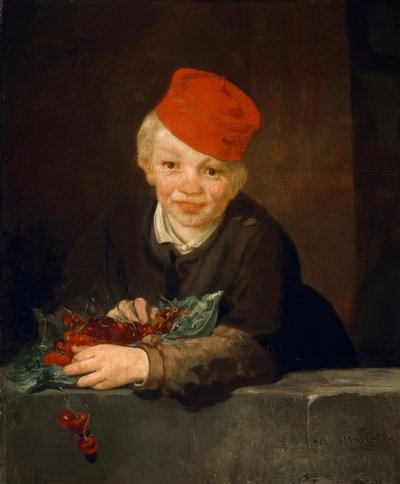 kiraz çocuk by Édouard Manet