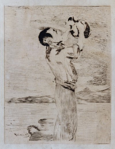 Su tiryakisi (aşındırma ve kuru nokta) by Édouard Manet