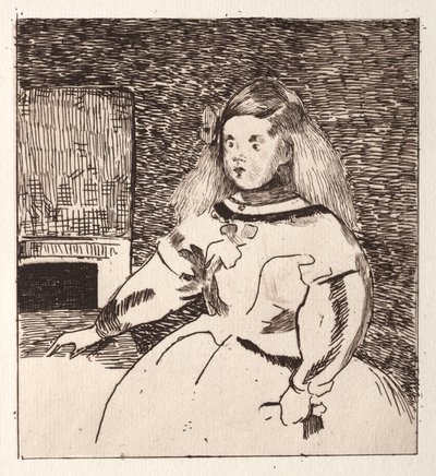 Ben bebek Marguerite. by Édouard Manet