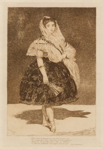 Lola de Valensiya by Édouard Manet