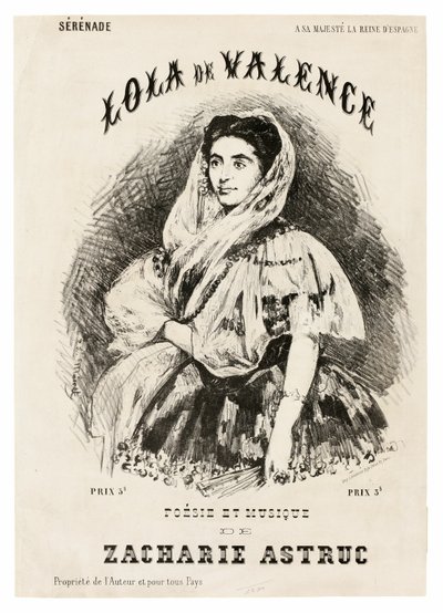 Lola de Valensiya by Édouard Manet