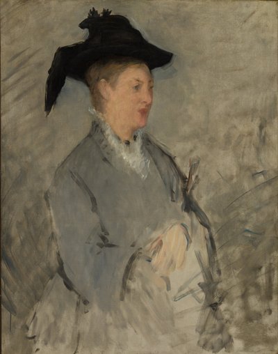 Madam Édouard Manet Suzanne Leenhoff, 1830-1906, yaklaşık. 1873. by Édouard Manet