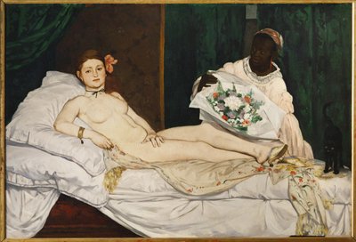 Olympia (tuval üzerine yağlıboya) by Edouard Manet