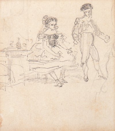 İspanyol çift, 1862 by Édouard Manet