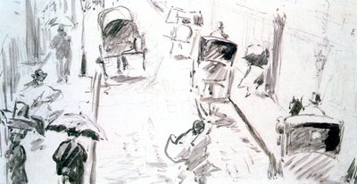 Sokak Sahnesi, c1850-c1883 by Édouard Manet
