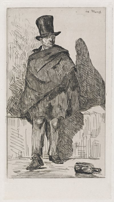 Absinthe İçici by Édouard Manet