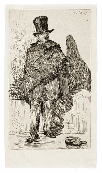 Absinthe İçici by Édouard Manet