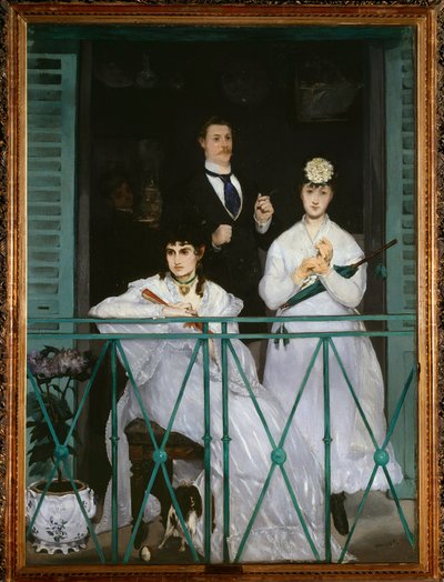 Balkon (Berthe Morisot, Fanny Claus, Antoine Guillemet ve Leon Leenhoff