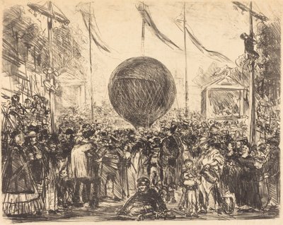 Balon, 1862. by Édouard Manet