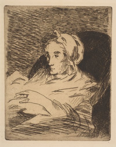 İyileşen Suzanne Manet, 1879-81. by Édouard Manet