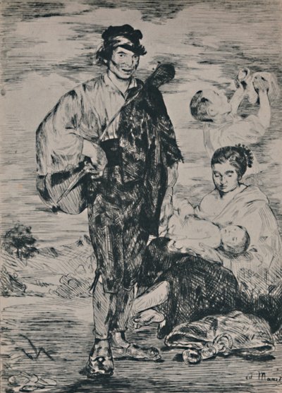 Çingeneler, 1862, 1946 by Édouard Manet