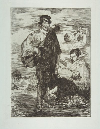 Çingeneler Les Gitanos, 1862. by Édouard Manet