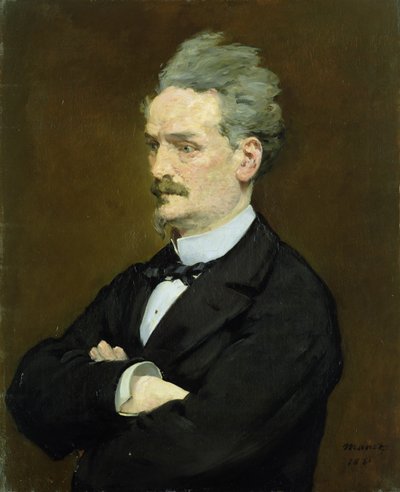 Gazeteci Henri Rochefort (1830-1913), 1881 by Édouard Manet