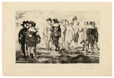Küçük Cavaliers by Édouard Manet