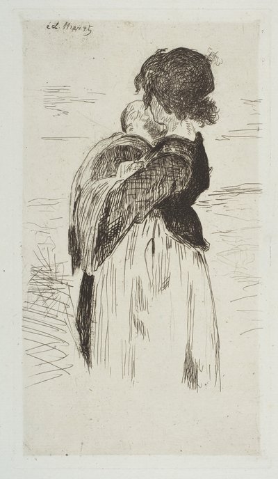 Küçük Kız, 1861-62. by Édouard Manet
