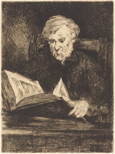 Okuyucu Le liseur, 1861. by Édouard Manet