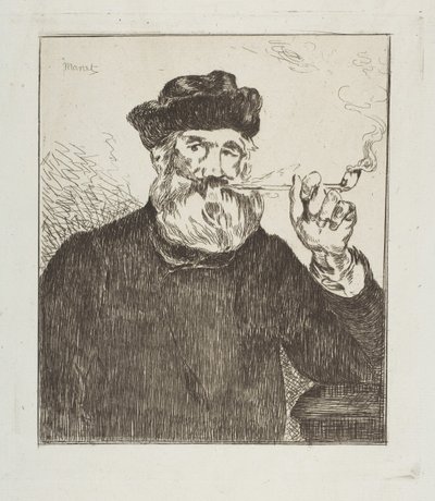 Sigara İçen Sigara İçen, 1866-67. by Édouard Manet