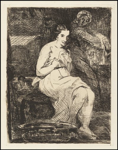 Tuvalet, 1862 by Édouard Manet