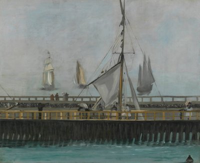 Boulogne-sur-Mer iskelesi, 1868 by Édouard Manet