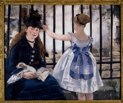 Demiryolu (veya Gare Saint Lazare) by Édouard Manet