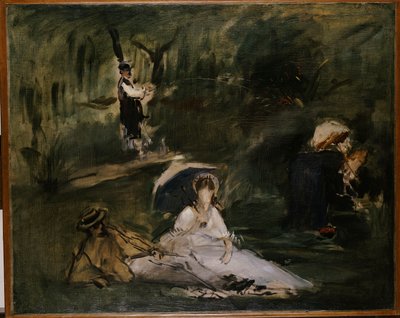 Ağaçların altında by Édouard Manet