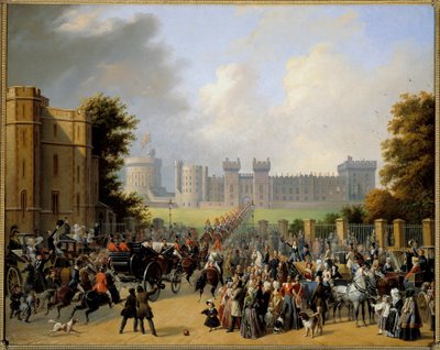 Louis Philippe I (1773-1850) tarafından Windsor Kalesi