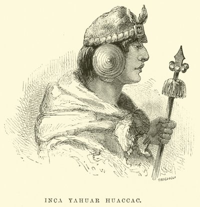 İnka Yahuar Huaccac by Edouard Riou