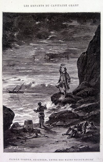 Onu al Tanrım, cesareti kırılmış ellere teslim et! Jules Verne