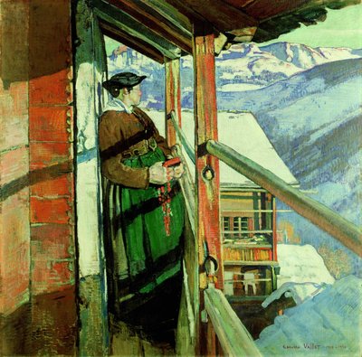 Pazar Sabahı, 1908-1909. by Edouard Vallet