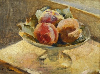 Bir Kase Şeftali; Le Compotier de Peches, 1889 dolayları by Edouard Vuillard