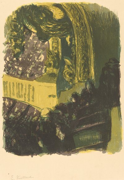 Spor Salonunda Bir Galeri by Edouard Vuillard