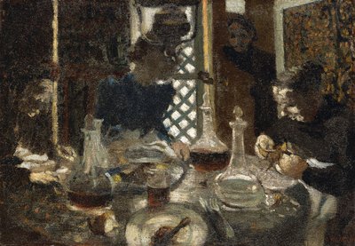 Bir masa by Edouard Vuillard