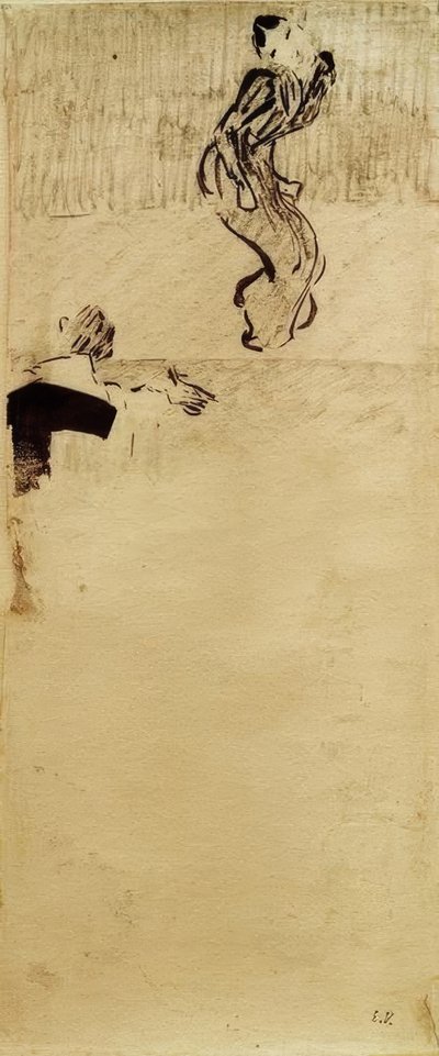 Tiyatroda by Edouard Vuillard