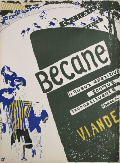 Bisiklet; Becane, c.1894 by Edouard Vuillard